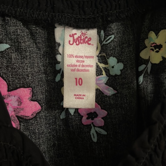 Justice Floral Off the Shoulder Top - Picture 4 of 4